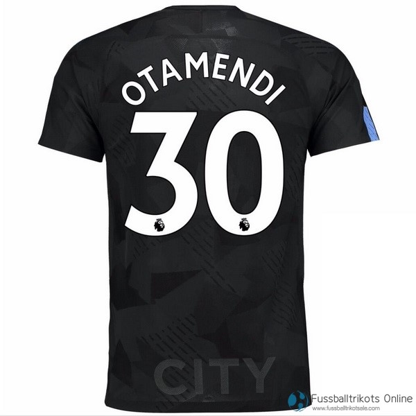 Manchester City Trikot Ausweich Otamendi 2017-18 Fussballtrikots Günstig